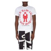 Walter Van Beirendonck Vit Stop-T T-shirt White, Herr