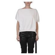 Rick Owens Fleece Dagger Sweatshirt White, Dam