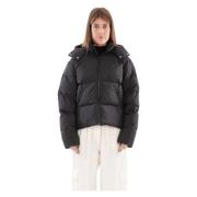 Lacoste Varm Hooded Dunjacka i Svart Black, Dam