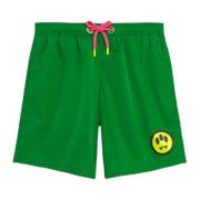 Barrow Logo Swim Shorts in 012 Green, Herr