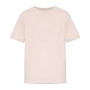 Etro Bomullst-shirt med broderad logotyp Pink, Herr