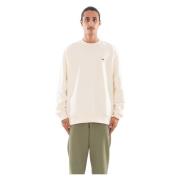 Lacoste Croc Fleece Sweatshirt XFJ White, Herr