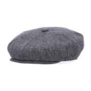 Kangol Ull Flanell Flat Cap Hatt Gray, Herr