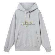 Stella McCartney Grå Blomsterbroderi Hoodies Gray, Dam