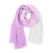 Faliero Sarti Lila Modal Siden Scarf Italien Purple, Dam