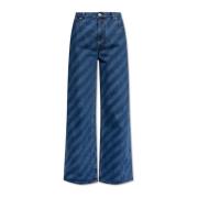 Marni Högmidjade jeans Blue, Dam