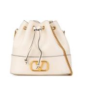 Valentino Vintage Pre-owned Laeder axelremsvskor White, Dam