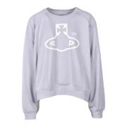 Vivienne Westwood Stilren Sweatshirt Bomull Polyester Blandning Gray, ...