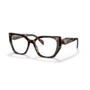 Prada Stiliga glasögon för modeentusiaster Brown, Unisex