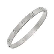 Cartier Vintage Pre-owned Vitt guld armband Gray, Dam