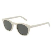 Saint Laurent Klassiska SL 28 Solglasögon Beige, Unisex