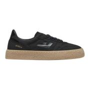 Flamingos' Life Modiga Svarta Mocka Stiliga Sneakers Black, Unisex