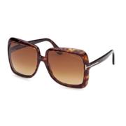 Tom Ford Stiliga solglasögon för modeälskare Brown, Unisex