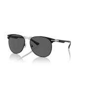 Persol Klassiska solglasögon med gröna linser Black, Unisex