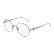 Cartier Stiliga Glasögon Modell Ct0293O White, Unisex