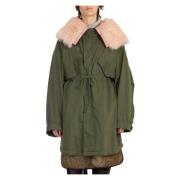 Seafarer Lager Parka med Harding Stil Green, Dam