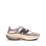 New Balance Mesh Panel Sneakers Sea Salt Moonrock Gray, Dam