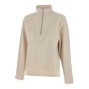 IRO Beige Sweatshirt med Hög Krage Beige, Dam