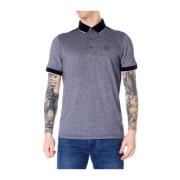 Armani Exchange Bomull Polo Skjorta Kollektion Vår/Sommar Blue, Herr