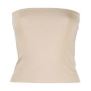 Brunello Cucinelli Beige Top med Stil Beige, Dam