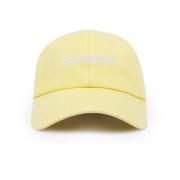 Sporty & Rich Solgul Broderad Baseballkeps Yellow, Dam