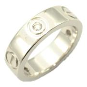 Cartier Vintage Pre-owned Vitt guld ringar Gray, Dam