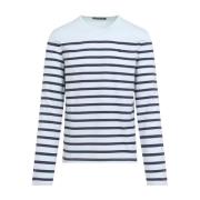 Acne Studios Blå T-shirt Modern Stil Blue, Herr