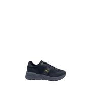 Blauer Svarta Sneakers Urban Stil Black, Herr