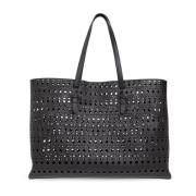 Alaïa Mina 44 shopper väska Black, Dam