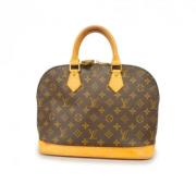 Louis Vuitton Vintage Pre-owned Tyg handvskor Brown, Dam