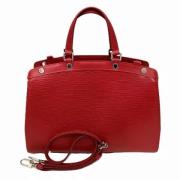 Louis Vuitton Vintage Pre-owned Laeder totevskor Red, Dam