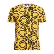 Versace Lingerie T-shirt med Barocco-tryck Yellow, Herr