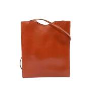 Hermès Vintage Pre-owned Laeder crossbodyvskor Brown, Dam