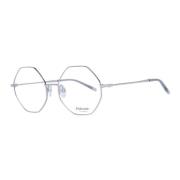 Ana Hickmann Silver Metall Square Optiska Ramar Gray, Dam