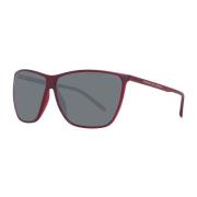 Porsche Design Röda Square Solglasögon med UV-skydd Red, Dam