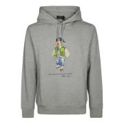 Polo Ralph Lauren Björn Hoodie Tröja Gray, Herr