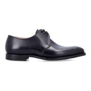 Crockett & Jones Svarta Stängda Derby Skor Aw24 Black, Herr