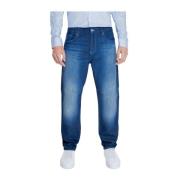 Armani Exchange Blå Bomullsblandning Jeans & Byxor Blue, Herr