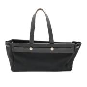 Hermès Vintage Pre-owned Canvas axelremsvskor Black, Dam