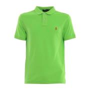 Polo Ralph Lauren Kiwi Grön Bomull Polo Skjorta Green, Herr