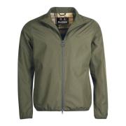 Barbour Avslappnad ståkrage dragkedja jacka Green, Herr