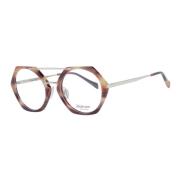 Ana Hickmann Brun Aviator Acetat Optiska Ramar Brown, Dam