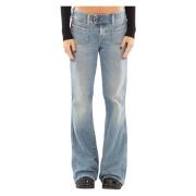 Diesel Bootcut Jeans i 01 Blue, Dam