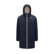 K-Way Jacob ST Warm Double Parkas Blue, Herr