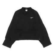 Nike Field Jacket med Mesh Interiör Black, Dam