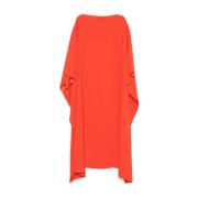 Gianluca Capannolo Orange Båthals Kaftan Klänning Orange, Dam