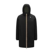 K-Way Jacob ST Warm Double Parkas Black, Herr