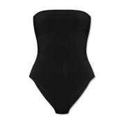 Alaïa Off-shoulder bodysuit Black, Dam