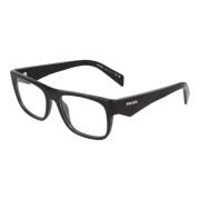 Prada Modernt Oregelbundet Glasögon Black, Unisex