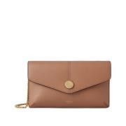 Mulberry Stud Pochette on Chain, Sable Brown, Dam